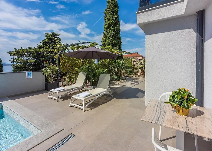 Modernes 500 Meter Zum Sandstrand Lägenhet Crikvenica